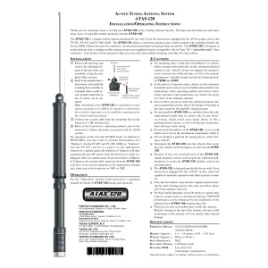 Yaesu Atas 120 A antenna attiva veicolare HF/50/144MHz 2