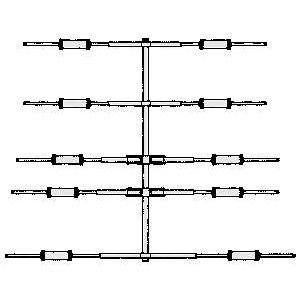 MOSLEY TA 34 XL WARC Antenna Direttiva 5 Elementi bande 10-12-15-17-20 Metri