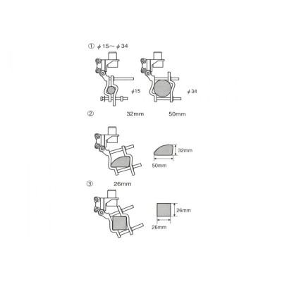 Diamond K 501 Staffa Supporto per tetto-1