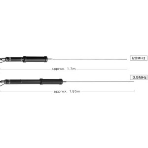 Diamond SD-330 antenna dinamica per automobile 3-30MHz 2