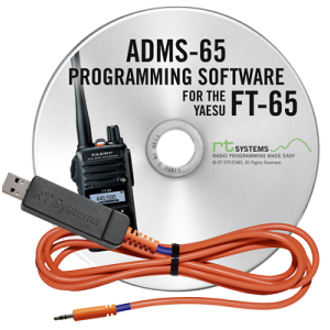 RT Systems ADMS FT65 con cavo USB 55 per yaesu FT 65E e FT 25E